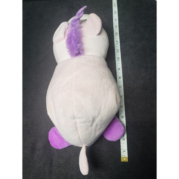 Flip A Zoo Stuffed Plush Animal/s Pink & Purple Unicorn & Blue Eyed Elephant - Picture 11 of 11